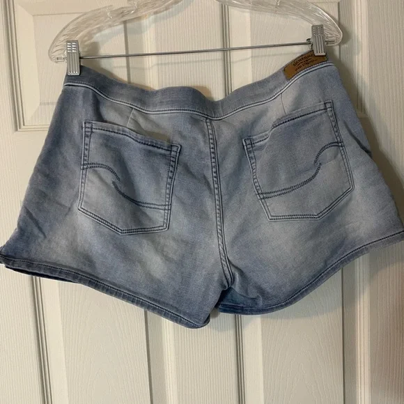 Signature by Levi Strauss Lounge Stretch Jean Shorts Casual Style Size 10/30W - Picture 10 of 10